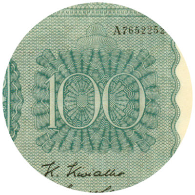 100 Markkaa 1945 Litt.A
